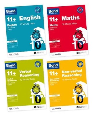 Bond 11+ Various Bond 10 Minute Tests 10-11+ years Pack (Paperback)