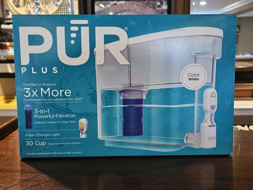 Pur Plus 30 Cup Dispenser Water Filtration System Lead Reducing BPA ...