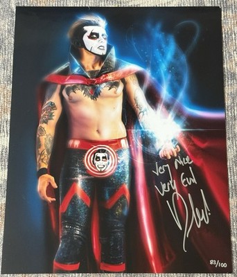 Danhausen Metallic Hand Signed and numbered 11x14 WWE Mel Coleman Art Autograph