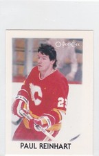 87/88 OPC MINI...PAUL REINHART...CARD # 34...FLAMES...FREE COMBINED SHIPPING