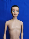VINTAGE BARBIE BRUNETTE FLOCKED HAIR KEN DOLL STRAIGHT LEGS