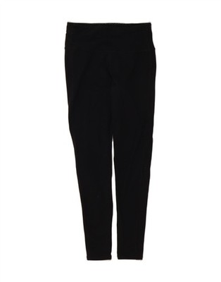 Athleta Damen Leggings UK 10 Small schwarz Nylon DL07