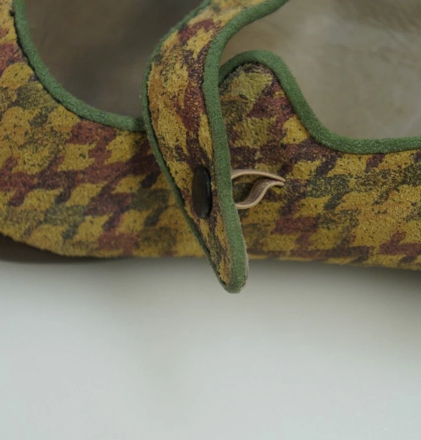 Zapato sin cordones PALLADIUM para mujer talla 8 cuero envejecido tostado punta de goma Mary Jane Foto 4 de 4