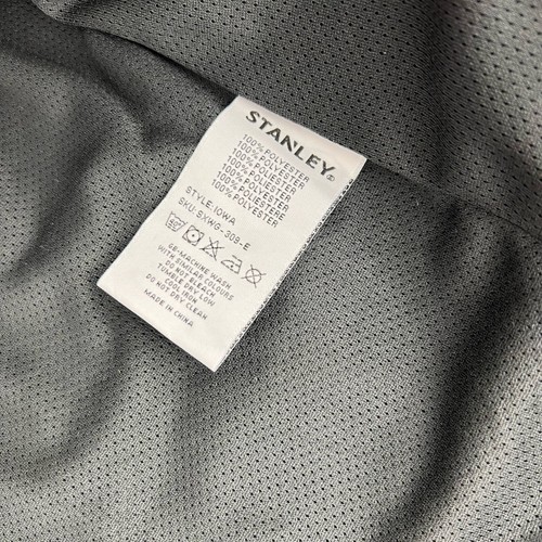 Abrigo de trabajo impermeable STANLEY Ripstop 2 XL chaqueta con capucha negro/gris ribete - Imagen 9 de 10