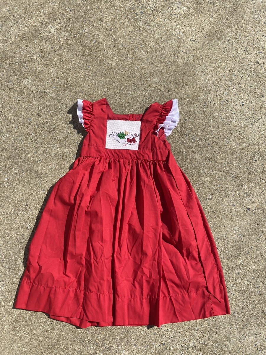 white christmas dresses Girl Christmas Dress Baby Girl Dress Toddler Winter Red Long Sleeve Doll Collar Pageant Princess Dress, Red / 3-4 Years (110cm) main image 0