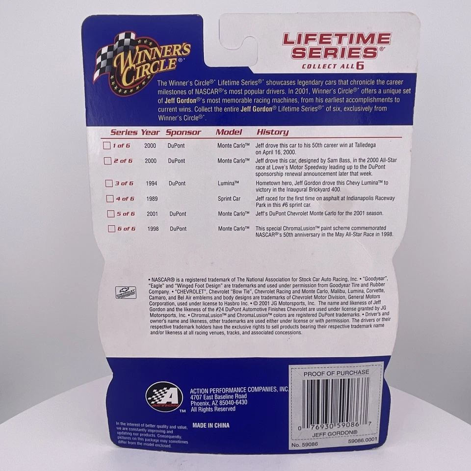 1/64 Jeff Gordon Winner’s Circle #6 Lifetime Series 1989 Sprint Car LTS - 4 de 6 Foto 4 de 4