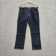 Crazy 8 Boys Jeans 10 Blue Husky Denim Straight Adjustable 24 in Inseam NWT