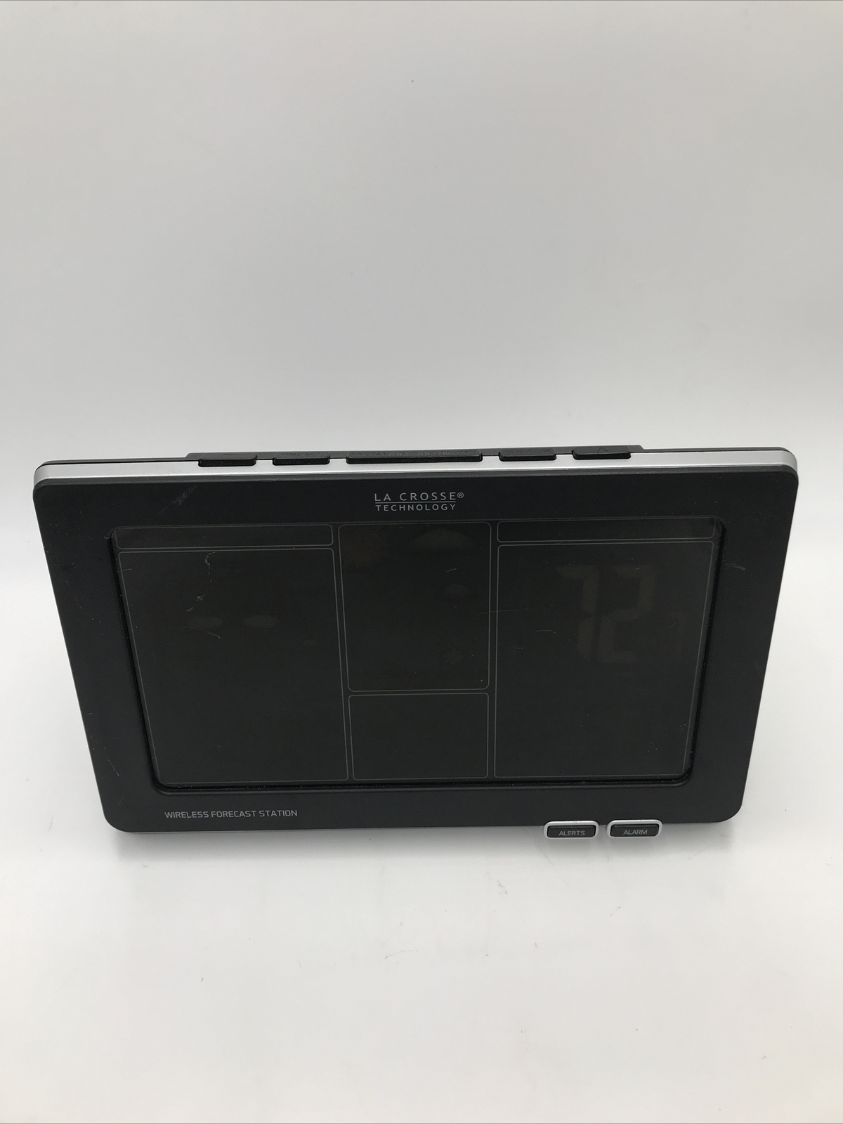 LA CROSSE Technology Wireless Forecast Station Clock Alarm Calendar s84193