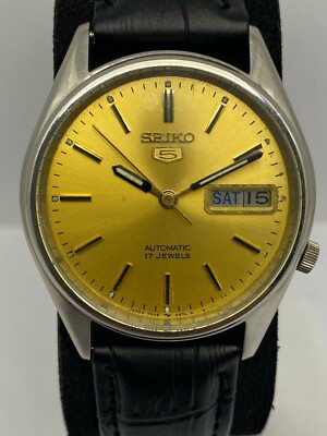 Seiko 5 Automatic 7009-786A 17 Jewels Watch Japan | eBay
