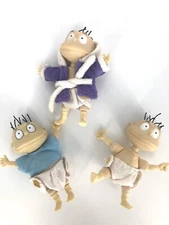 Vintage Viacom international 1999 Lot Of 3 Rugrats Tommy Mini Figures Toys