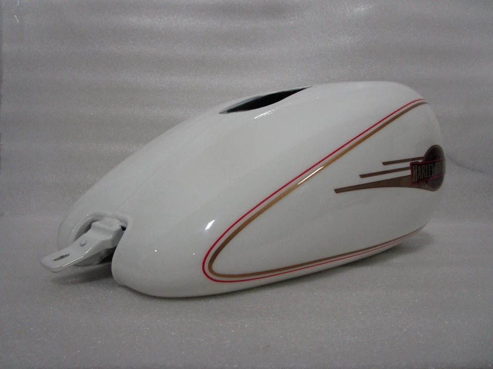 2008 Harley Davidson FLSTC Heritage Softail бензобак АРКТИЧЕСКИЙ БЕЛЫЙ - Изображение 3 из 4