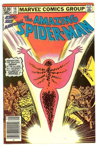 AMAZING SPIDER-MAN ANNUAL #16 9.2 // 1ST NEW CAPTAIN MARVEL - MARVEL COMICS 1982