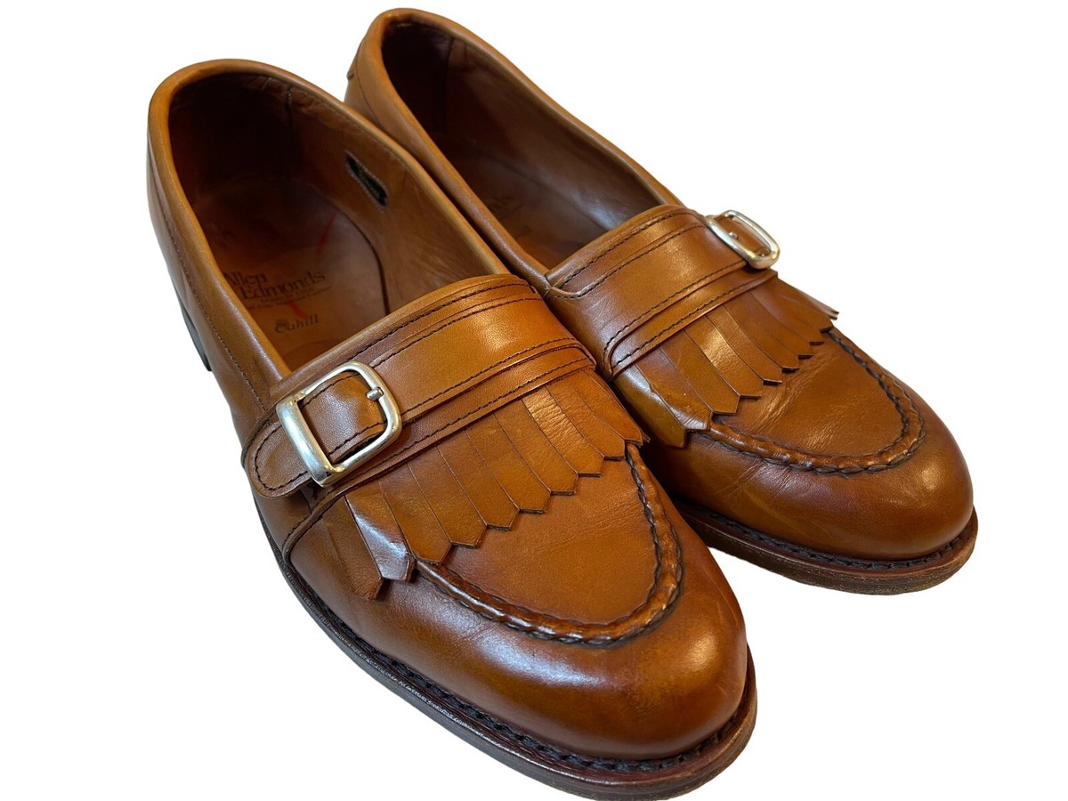 ALLEN EDMONDS CAHILL TAN SLIP ON SHOES, SIZE 8 1/2 D | eBay display picture 2