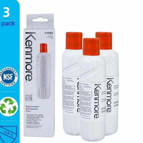 3 Pack Kenmore 9082 Replacement Refrigerator Water Filter for 469082 9903
