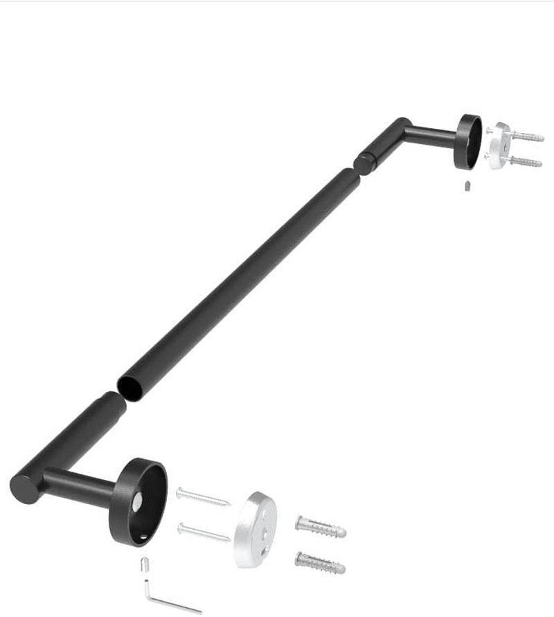 24 Inch Matte Black Towel Bar Towel Rack for Bathroom Kitchen Hand Towel Holder