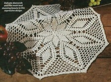OCTAGON DOILY 14" HOME DECOR CROCHET PATTERN INSTRUCTIONS