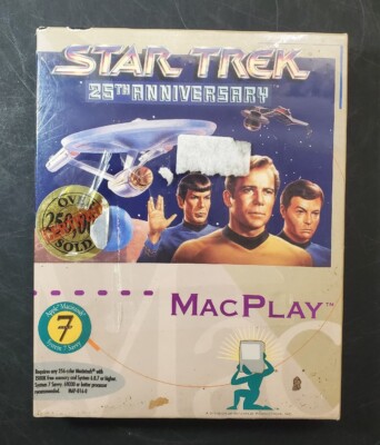 Factory Sealed Star Trek 25th Anniversary MacPlay 1993 Apple Mac Interplay