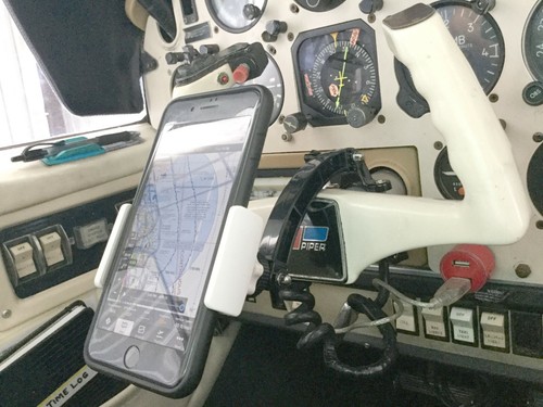 3-in-1 Airplane Yoke Mount for iPad iPhone Pilot EFB Tablet Phone Aircraft Plane - Afbeelding 10 van 12