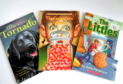 Lot 3 Children's PB Books Tornado Candy Corn Contest The Littles Guided Reading
