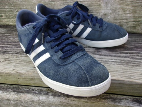 navy suede adidas