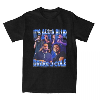 Casual Hip Hop Drakes J Cole Bootleg T-Shirts for Men Women Cotton About First P