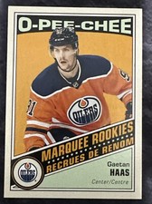 2019-20 O Pee Chee Marquee Rookies Retro 640 Gaetan Haas Edmonton Oilers