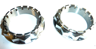 TRIUMPH SPEED TRIPLE 1200 RS 2x TITANIUM REAR WHEEL AXLE BI HEX