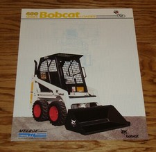 Original 1989 ? Bobcat 400 Series Loader Sales Brochure 440B 443