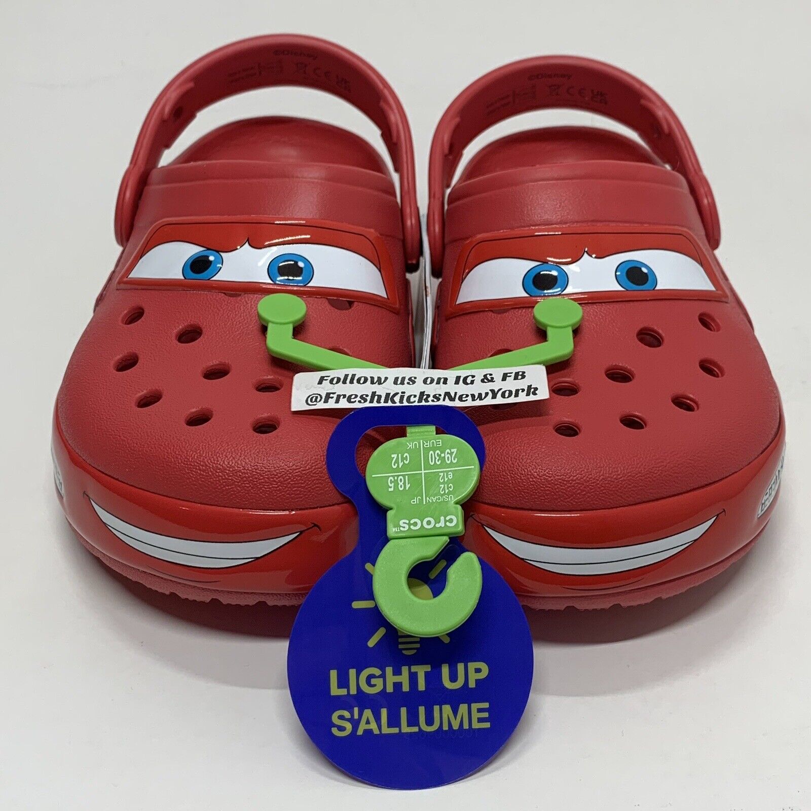 Has anyone tried repairing lights on lightning McQueen crocs? : r