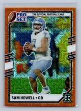 2022 Leaf Pro Set Metal #PSB-SH1 Sam Howell Orange Mojo