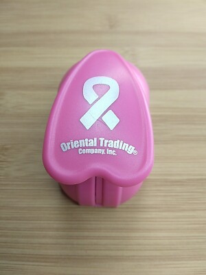 Oriental Trading Company Pink Ribbon Breast Cancer Hole Punch Ribbon Shaped