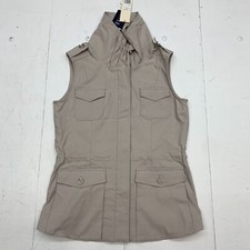 Robert Kitchen Womens Full Zip Stone Vest Size Small