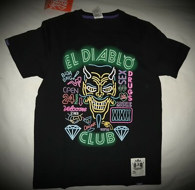 T Shirt El Diablo Sir Anzug HIP HOP Rap Etnies KARL KANI Club Drug Supreme 