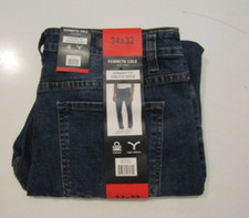 KENNETH COLE JEANS Blue Straight Fit Stretch Denim Jeans 38 W 29 L