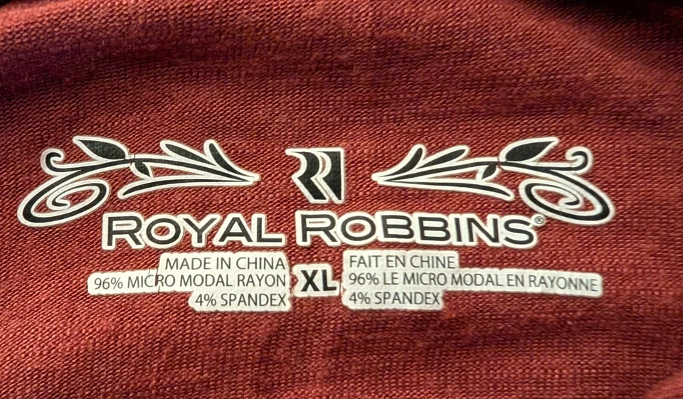 Camisa Royal Robbins Para Mujer Talla XL Escuchada Capucha Cuello Cómoda Cálida Y2K Foto 3 de 4