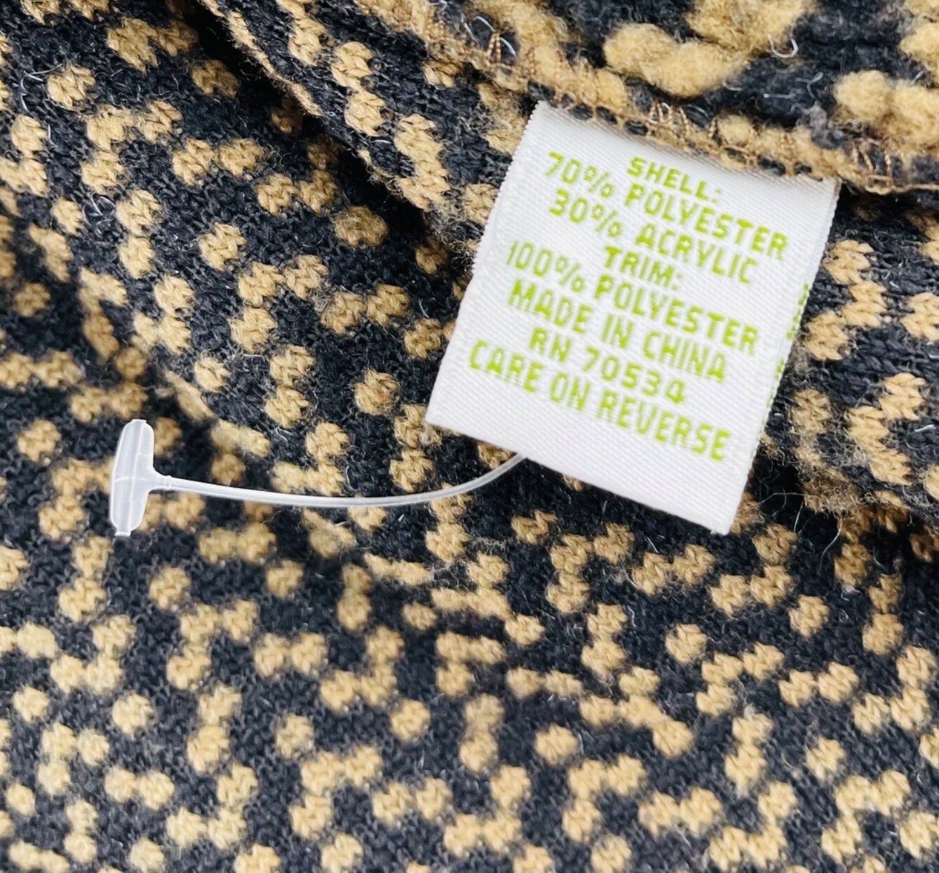 Orvis Womens Patterned Button-Up Jacket Size L Po… - image 4