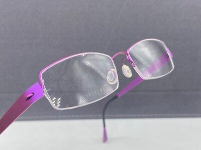 Lindberg Brille Damen pink lila Eckig klein XS 3015 Titan