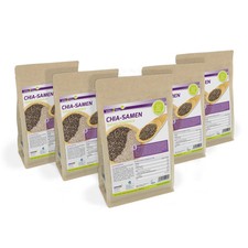 Vita2You Chia Samen 5 x 1kg Zippbeutel - Salv...