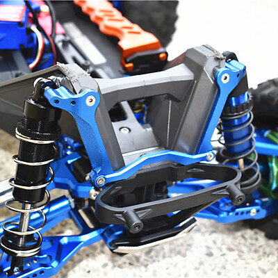 Support D'amortisseur Avant Aluminium Pour TRAXXAS MAXX 89076-4 - Échelle 1:10 - Neuf