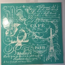 New Chalk Couture FRENCH COUNTRY Size D Transfer ~ Reusable ~ EIFFEL TOWER