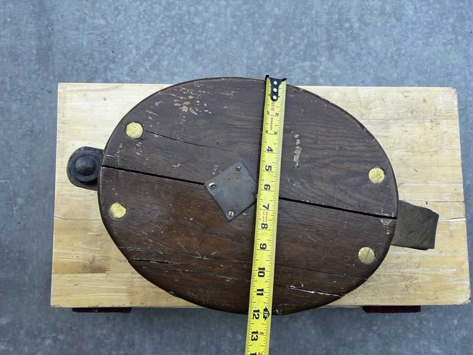Nautical Rigging Block; Double-sheave; Double-Pulley; Wood Ships ...