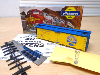 Custom Athearn Greenway HO Wild Goose Brewery Cambridge MD Steel Reefer Kit MIB
