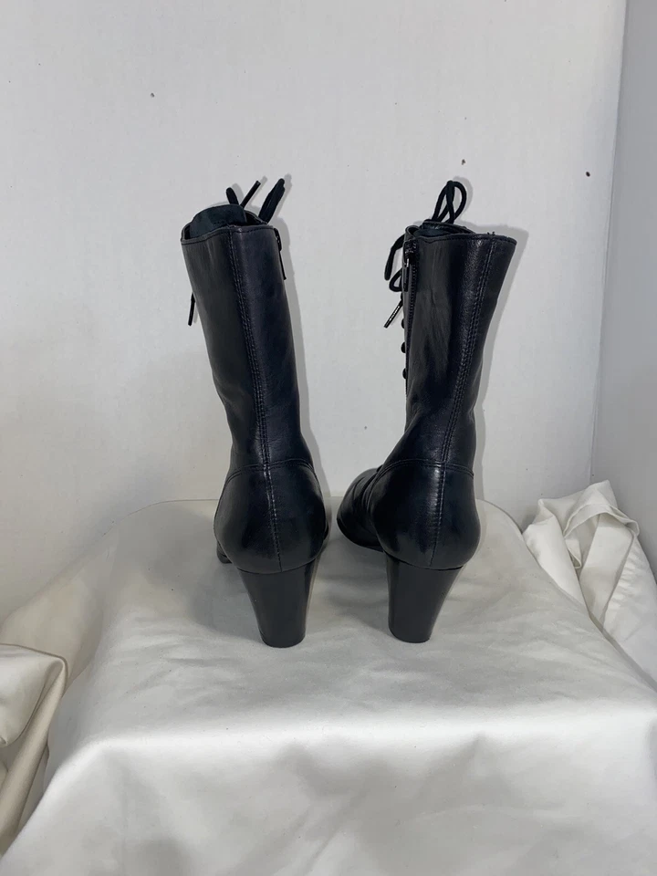 Fitzwell Women's Rhapsidy Black Nappa Ankle Boot Size 6.5 - Image 3 of 4