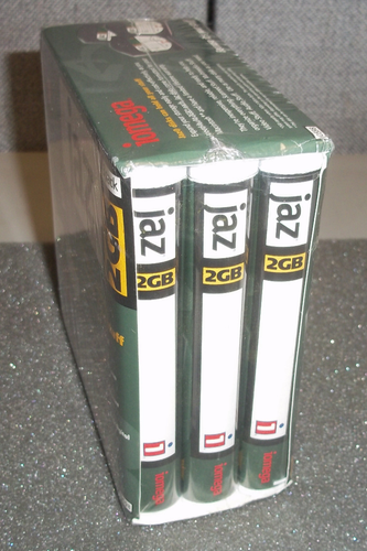 IOMEGA Jaz Disk 2GB 3-Pack Macintosh New Sealed