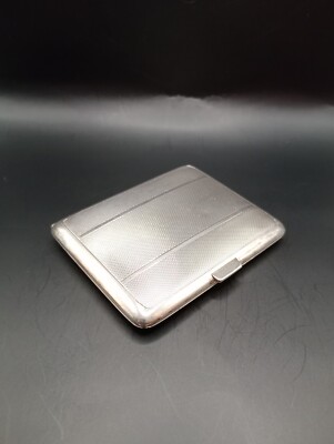 cigarette case ebay uk Vintage Sterling Silver Cigarette Case 1935 Chester Solid 85.6g Collectible