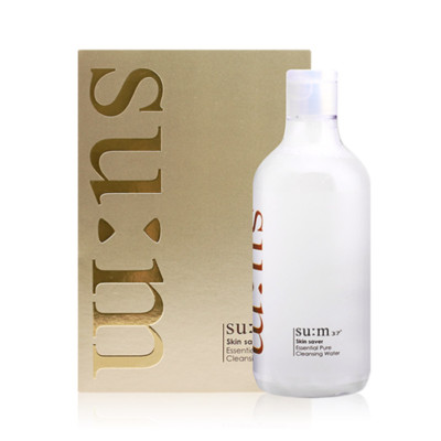 SU:M37 Skin saver Essential Pure Cleansing Water 400ml Deep Clear K-Beauty 