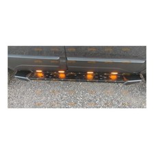 Ford Ranger Trittbretter Rockslider LED Kohlenstoffstahl T9 2023 - 2024 TÜV/ABE