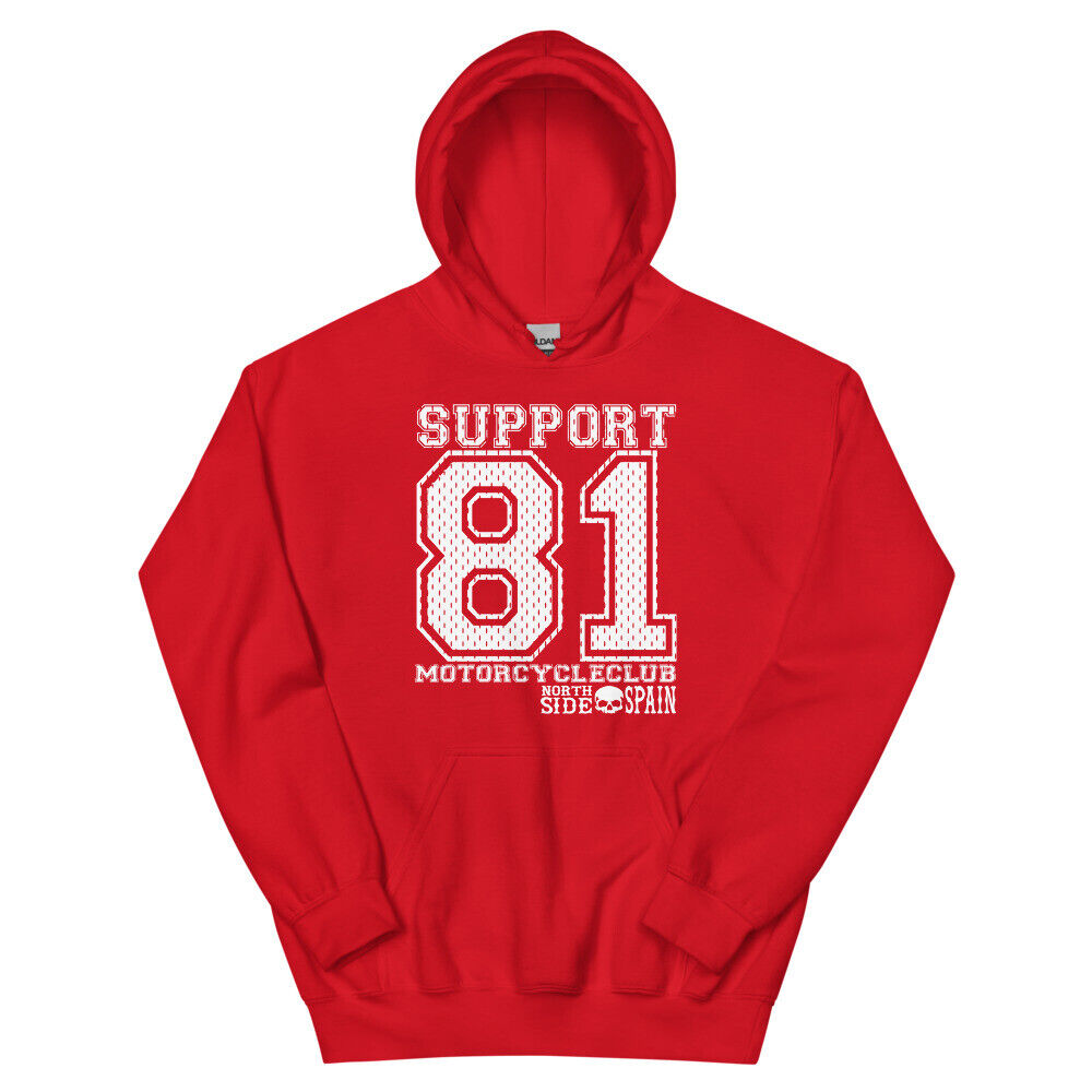 01 Hells Angels 81 NorthSide Support81 Hoodie Big Red Machine