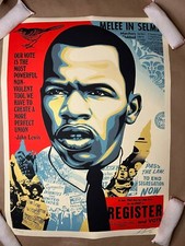 Shepard Fairy JOHN LEWIS GOOD TROUBLE Obey Giant Signed Numbered Poster Print