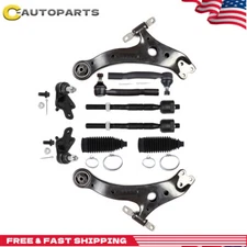 Front Lower Control Arm Ball Joints Tie Rod Ends For 2007 - 2011 Toyota Camry
